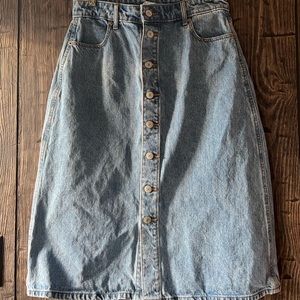 old navy denim skirt